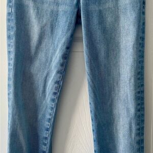 Frame Denim Light Blue High Wasted Straight Leg Jeans